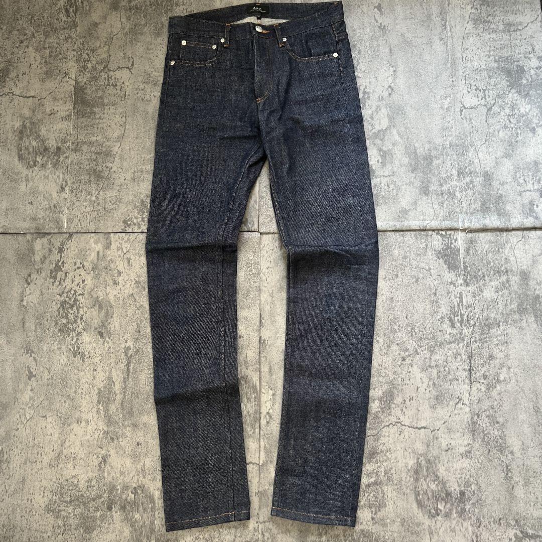 極美品【アーペーセー】（27）ストレートデニム 赤耳 プチニュー