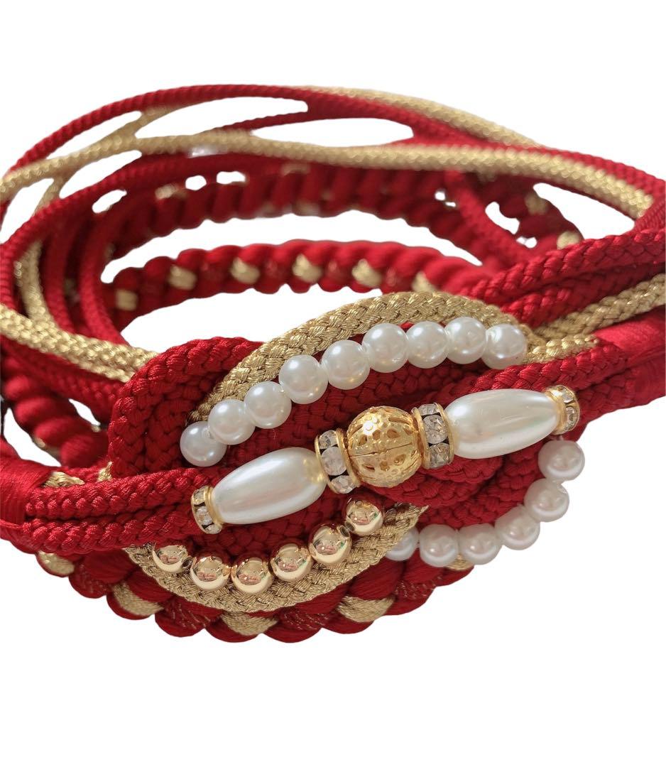 松野屋 キャンバスフラットショルダー 振袖 帯揚げ 総絞り 黒 帯締め