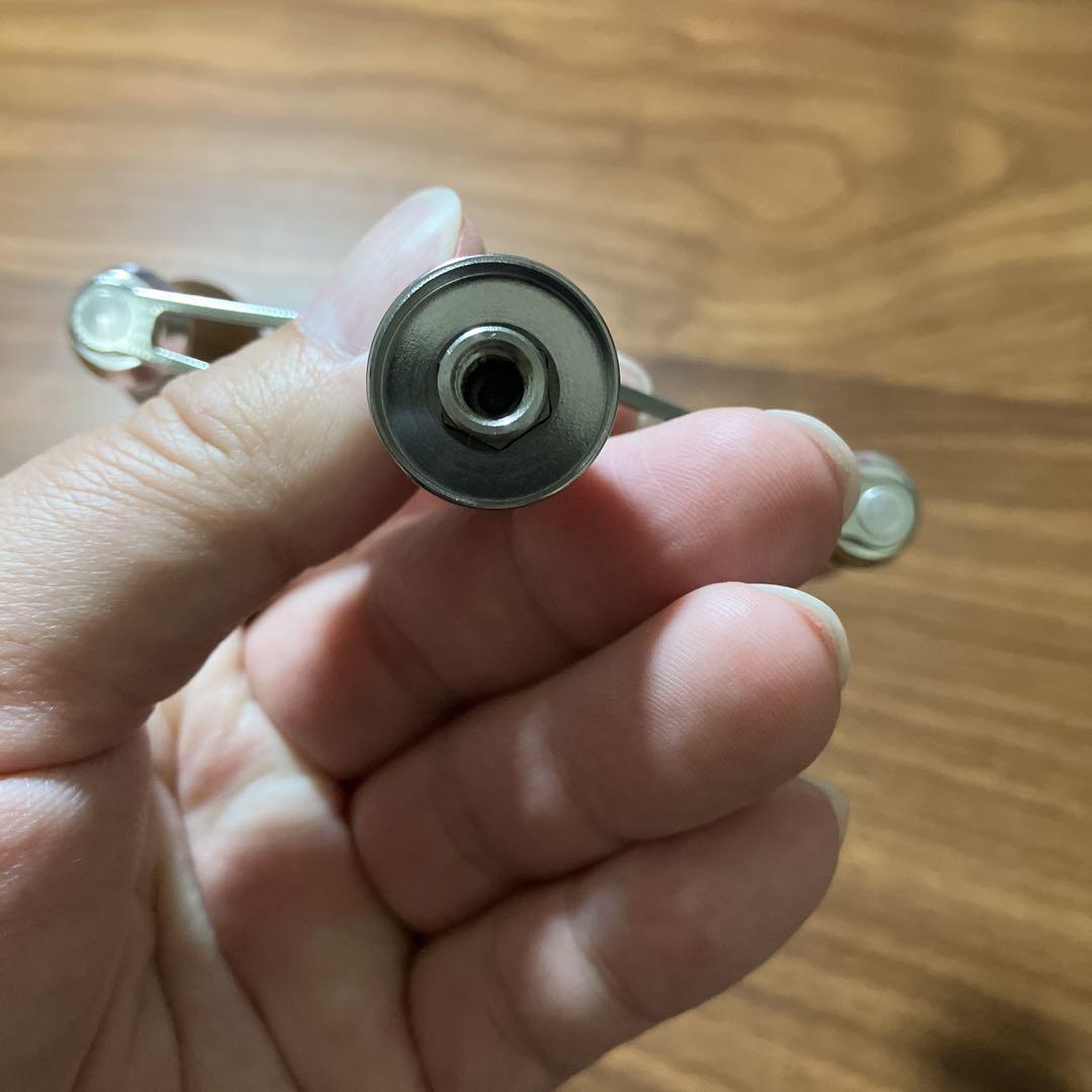 美品　ゴメクサス　ジュラルミン　82mm ダブルハンドル　ショートスタンド