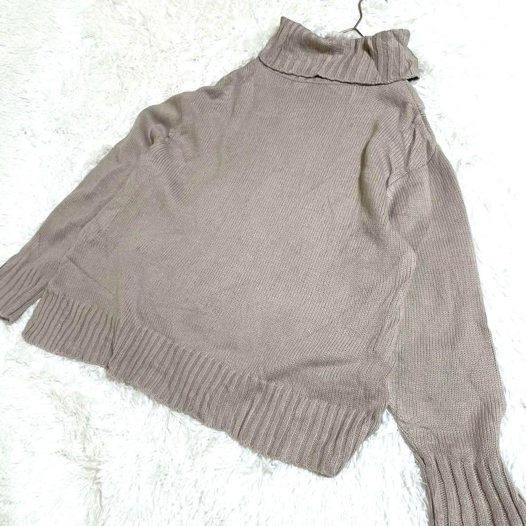 GRLグレータートルネック ニット スタイリッシュカジュアル ゆったりLサイズ GRLグレータートルネック ニット スタイリッシュカジュアル ゆったりLサイズ