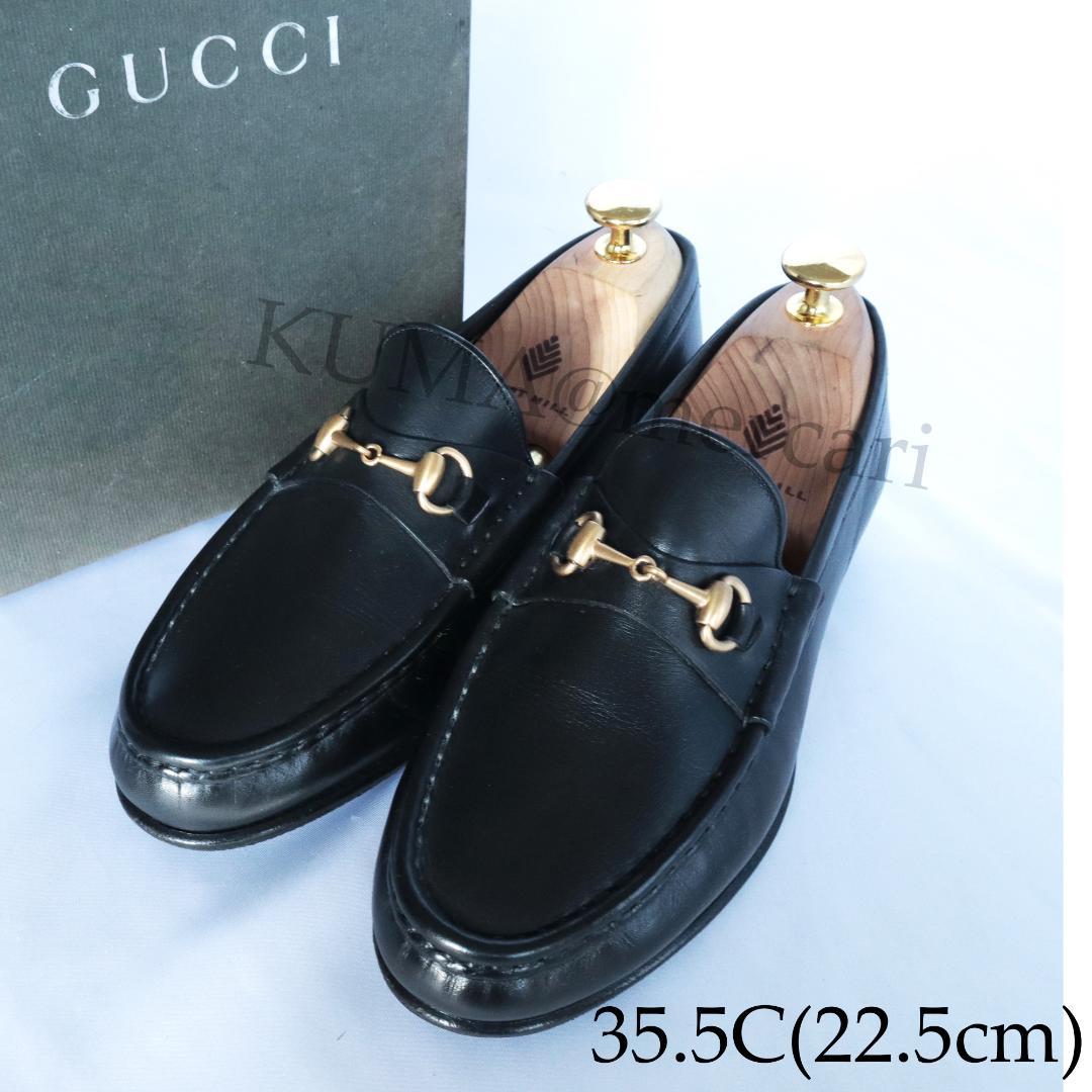 新品未使用 極美品 GUCCI ビットローファーブラック-