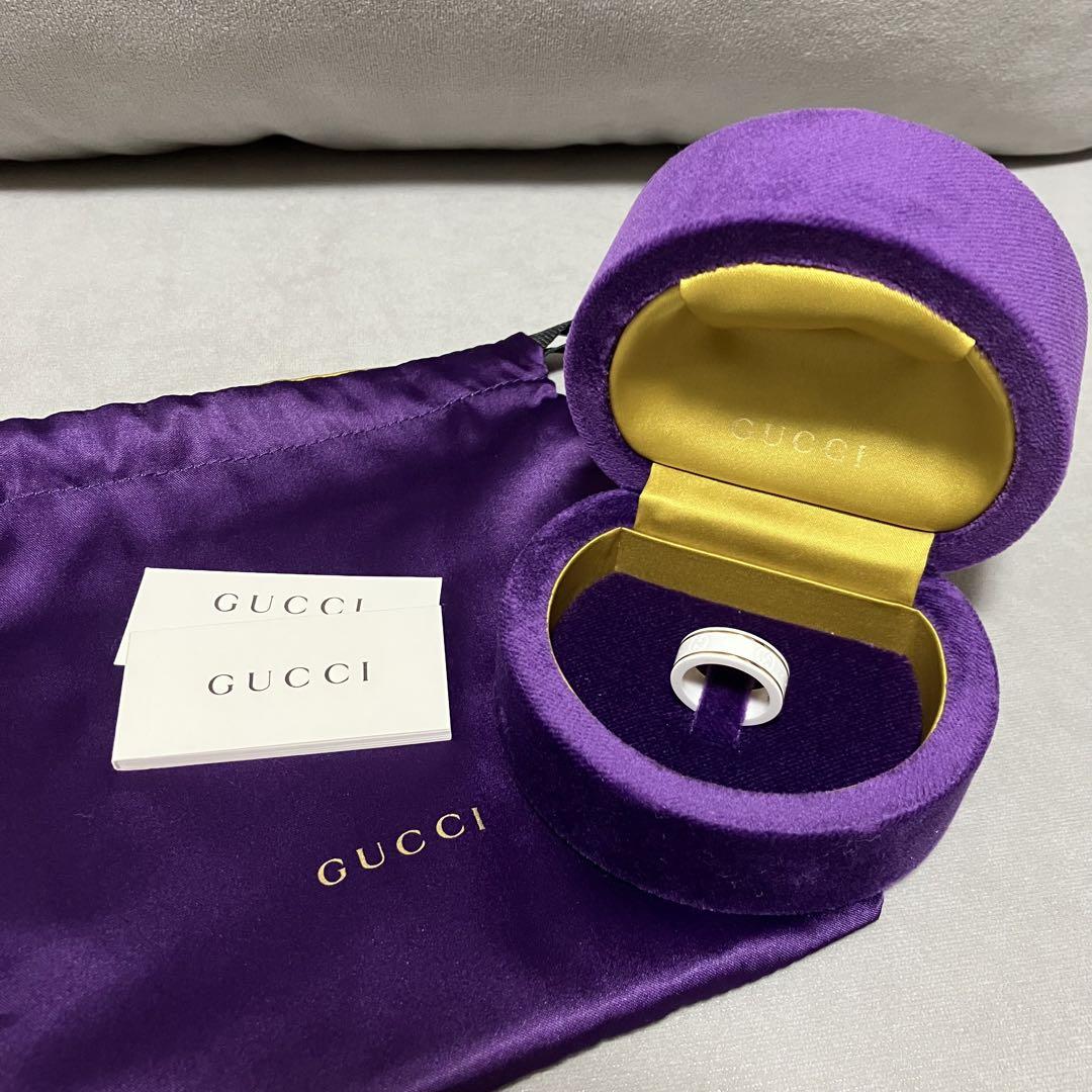 GUCCI ジルコニア アイコンリング
