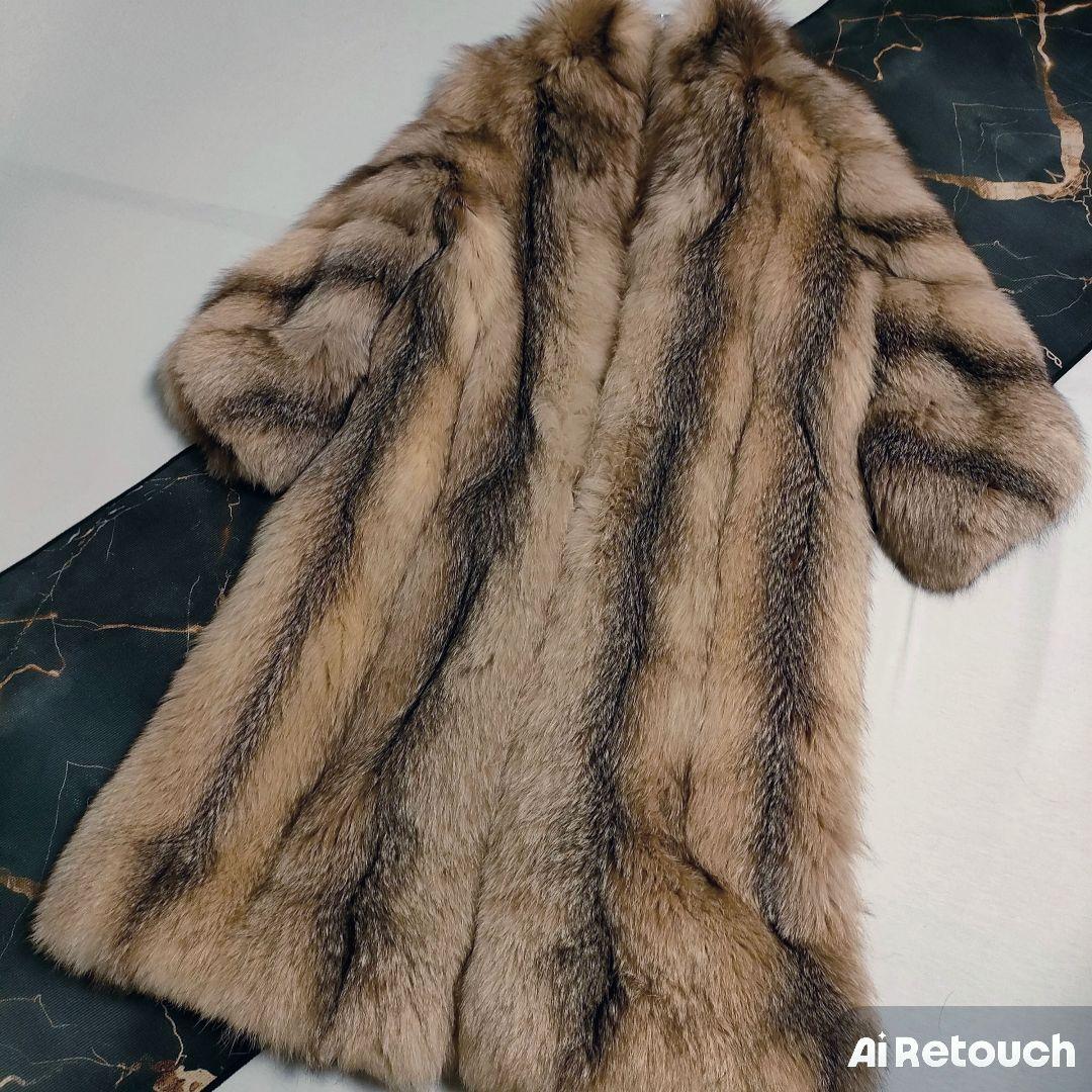 【唯一無二】ディオール ゴールデンフォックス ロングコート フレア サイズXXL
