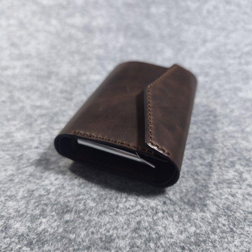 (名入れ可・色変更可)コインキャッチャー　財布　ハンドメイド　レザー　クラフト 名入れ可・色変更可)コインキャッチャー 財布 ハンドメイド