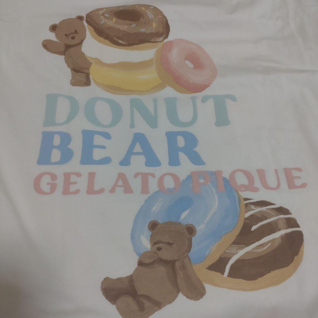 最終値下げ ジェラートピケ ドーナツベアワンポイントTシャツ