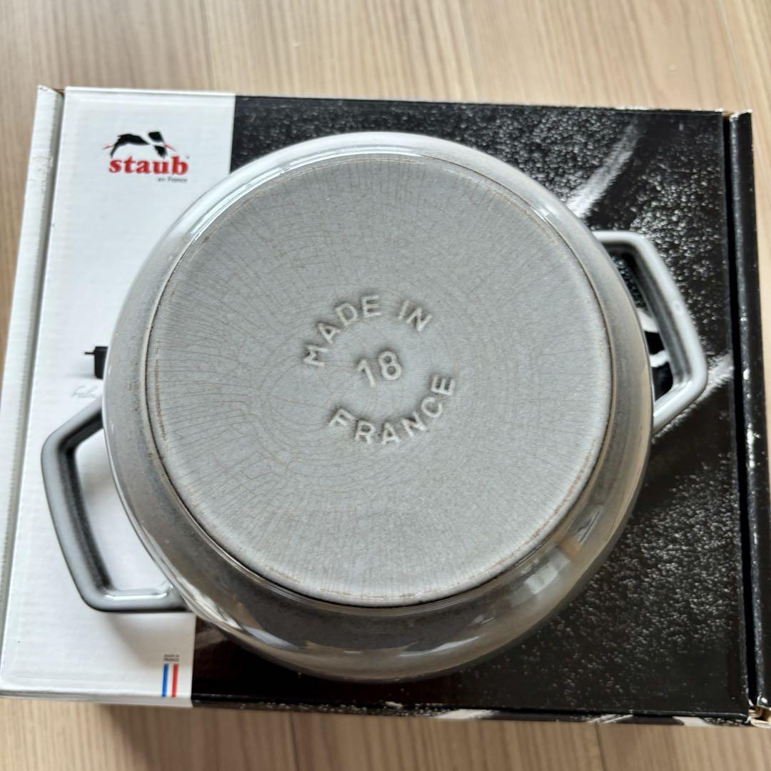 STAUB ストウブ WaNABE ワナベ M 18 cm グレー