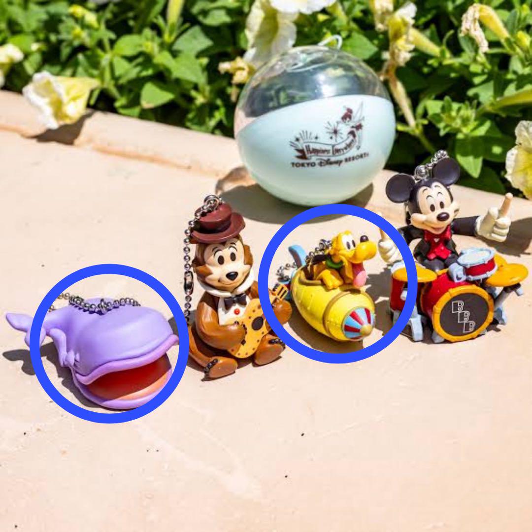東京ディズニーシー キーチェーン3個セット（カプセルトイ