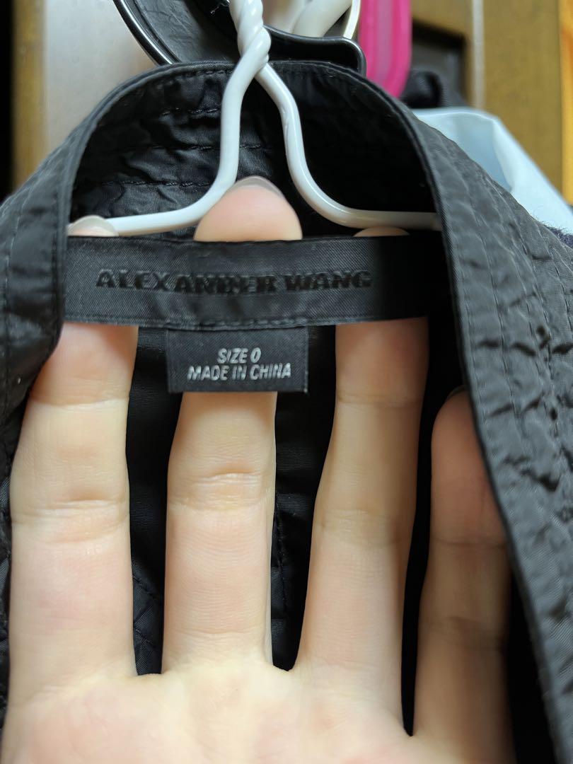 ALEXANDER WANG ナイロンブラックベスト サイズ0