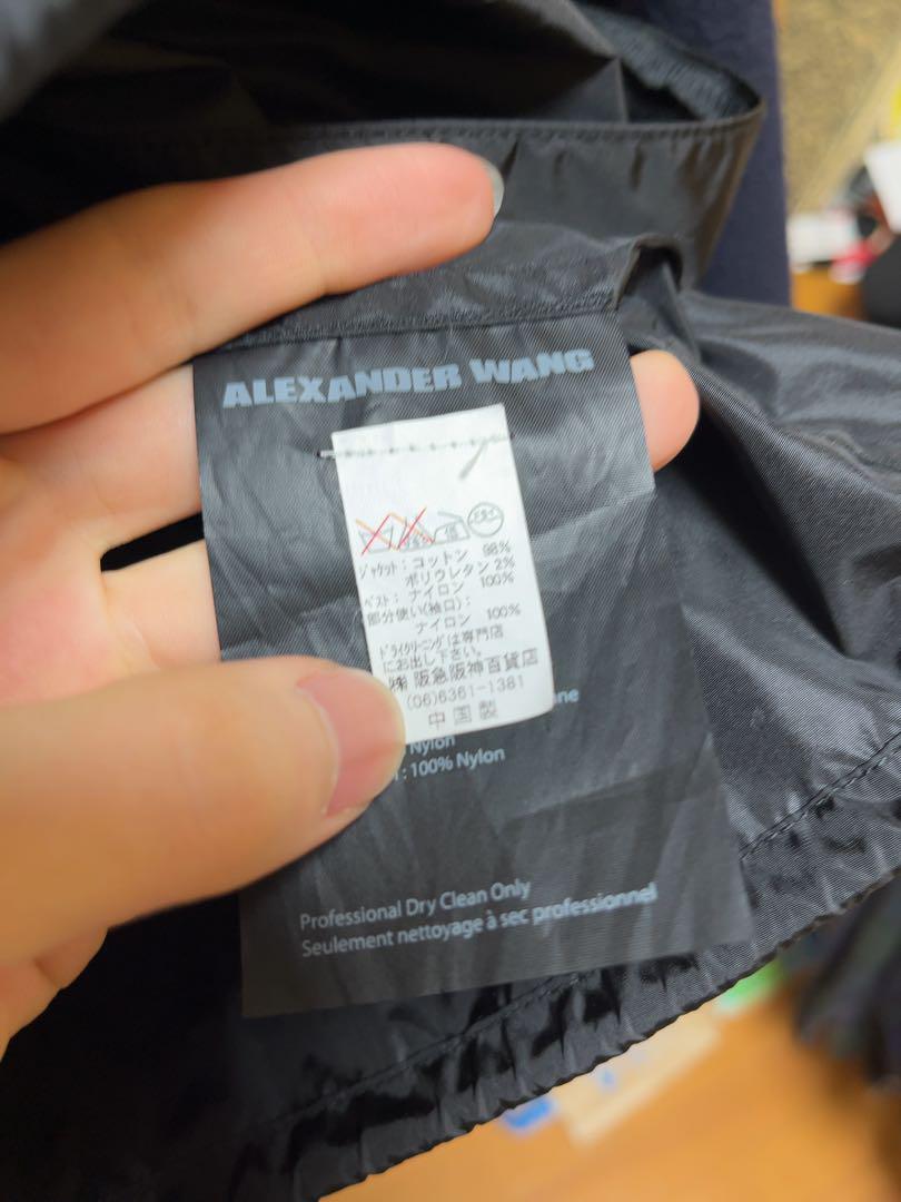 安価 ワタナベ WANG ALEXANDER ナイロンブラックベスト トップス最 - サイズ0 トップス