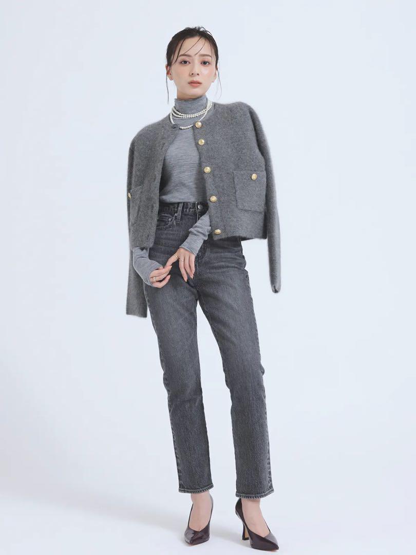 エミリー♡anuans Slim straight denim