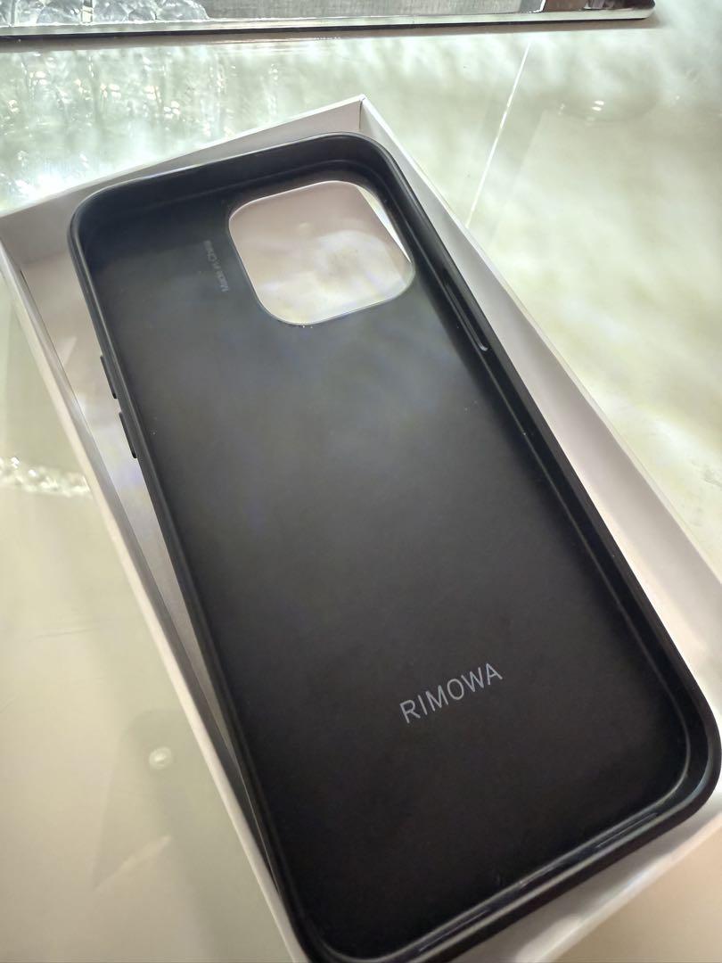 RIMOWA iPhone用ブラックケース 14プロMAX