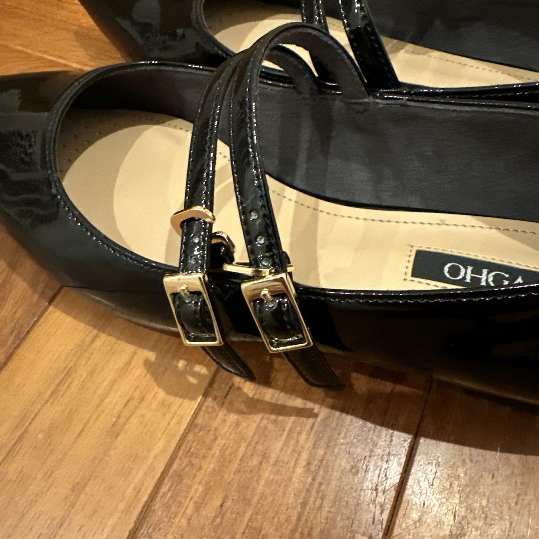 OHGA 36 ダブルストラップシューズ