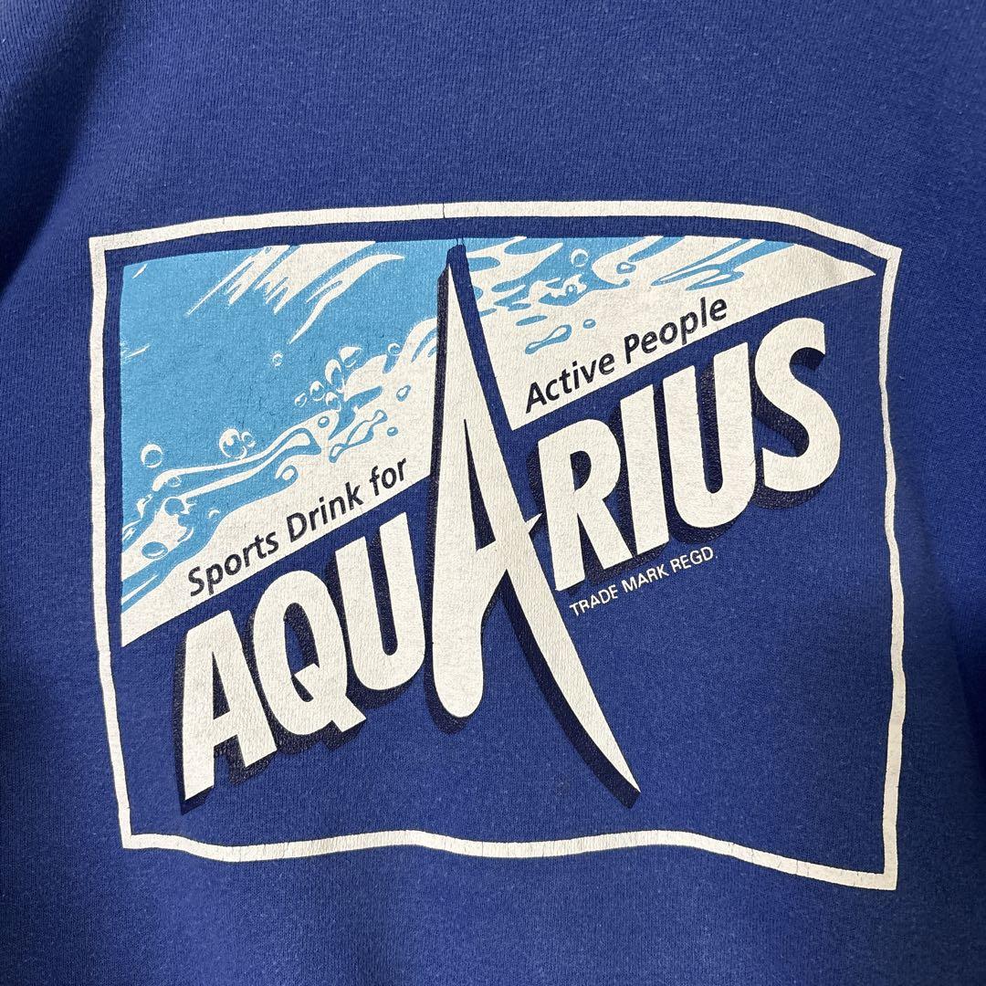 Aquarius アクエリアス 企業物 90s スウェット トレーナー L
