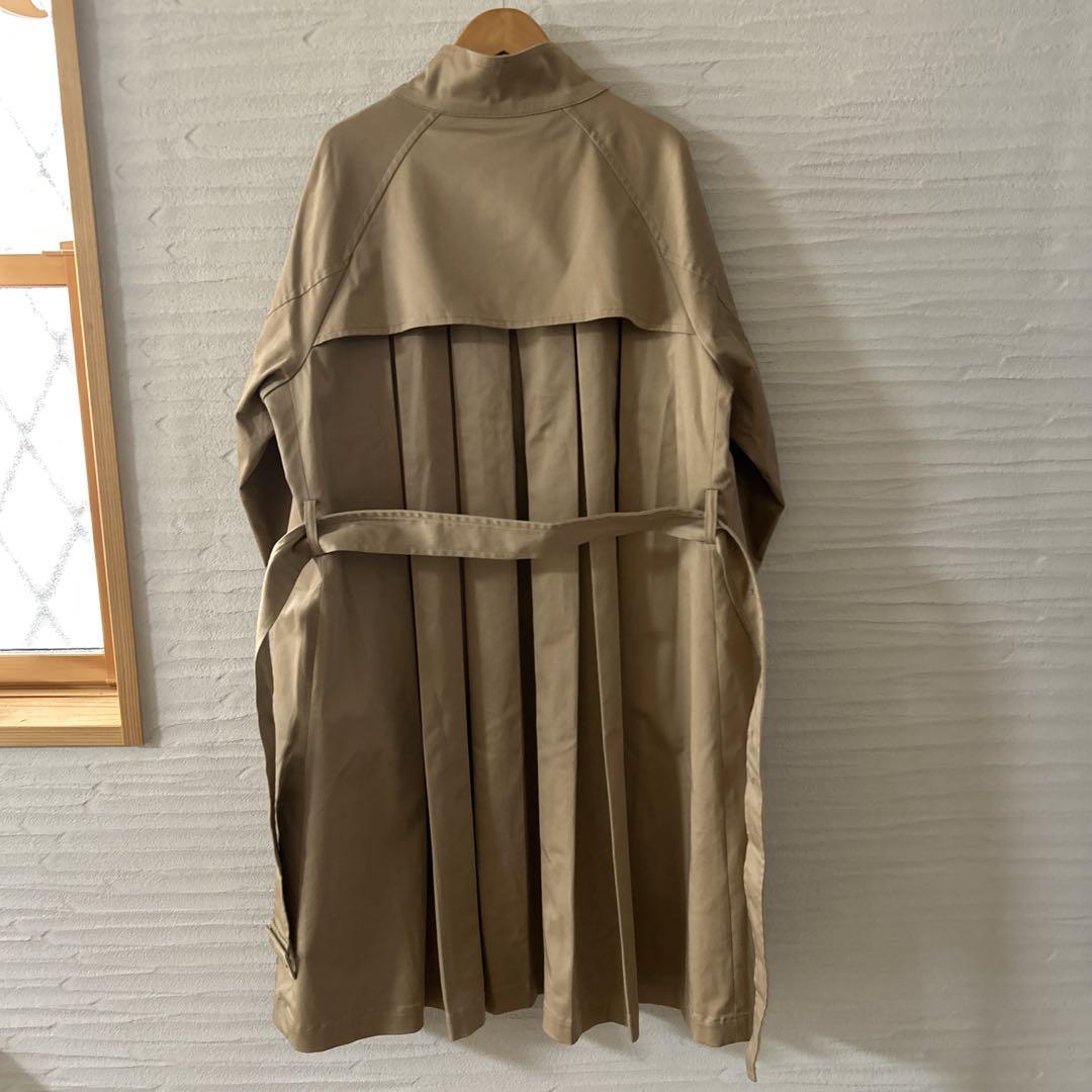 フレッドペリー×レイビームス★別注バックプリーツスタンドカラーロングコート