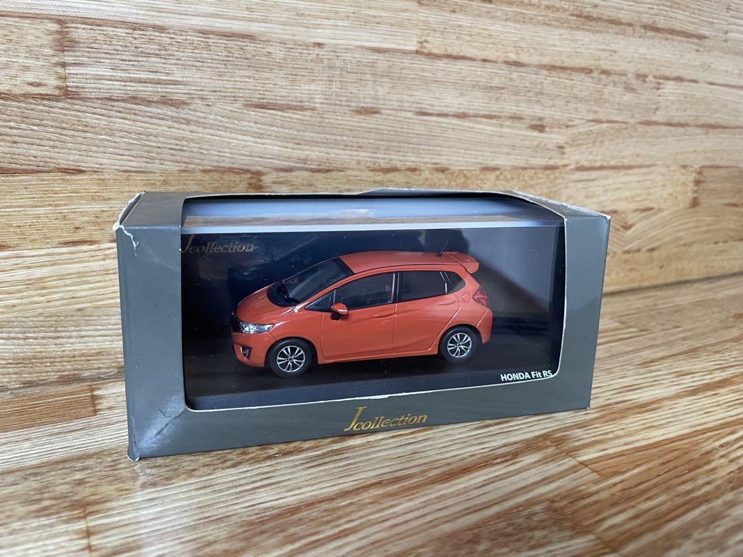 1/43 京商 フィットRS Fit ミニカー サンセットオレンジⅡ 1/43 京商 ホンダ フィットRS Honda Fit RS FIT3 GK ミニカー