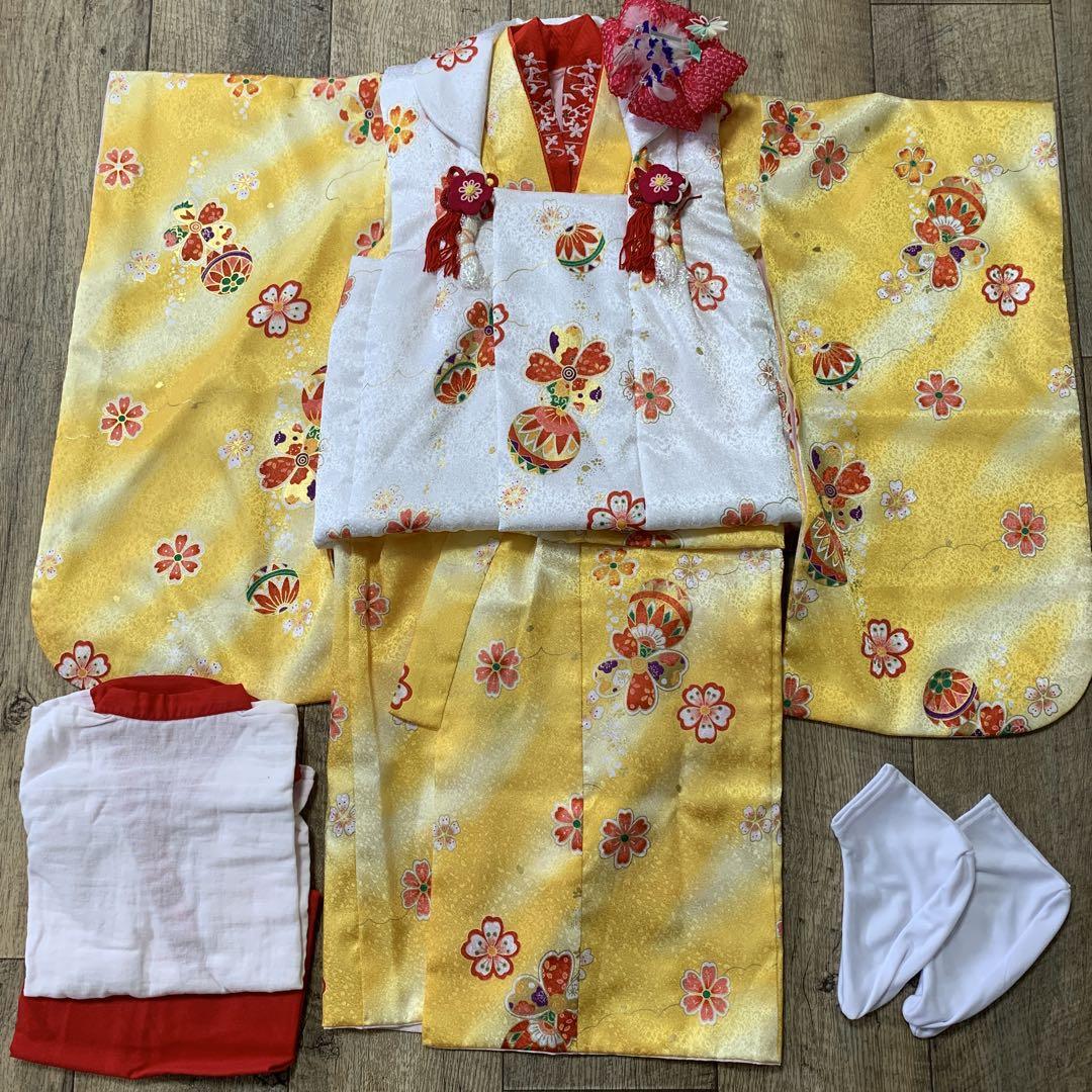 七五三　女の子　3歳　被布セット