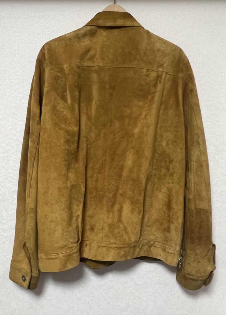 sacai サカイ21SS 21-02489M スエード サイドジップジャケット