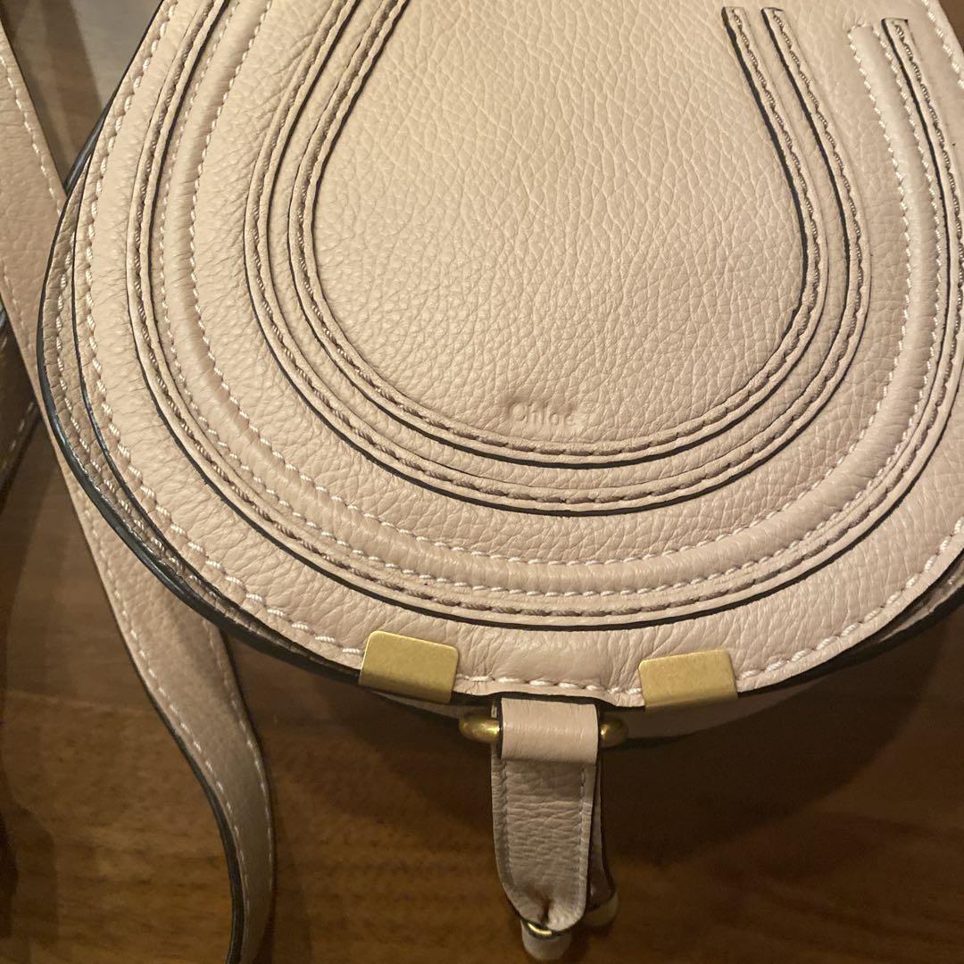 Chloé 型ショルダーバッグ ピンクベージュ　marcie