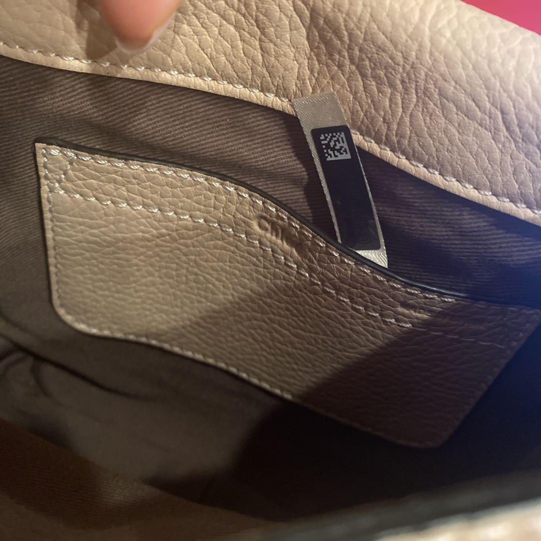 Chloé 型ショルダーバッグ ピンクベージュ　marcie