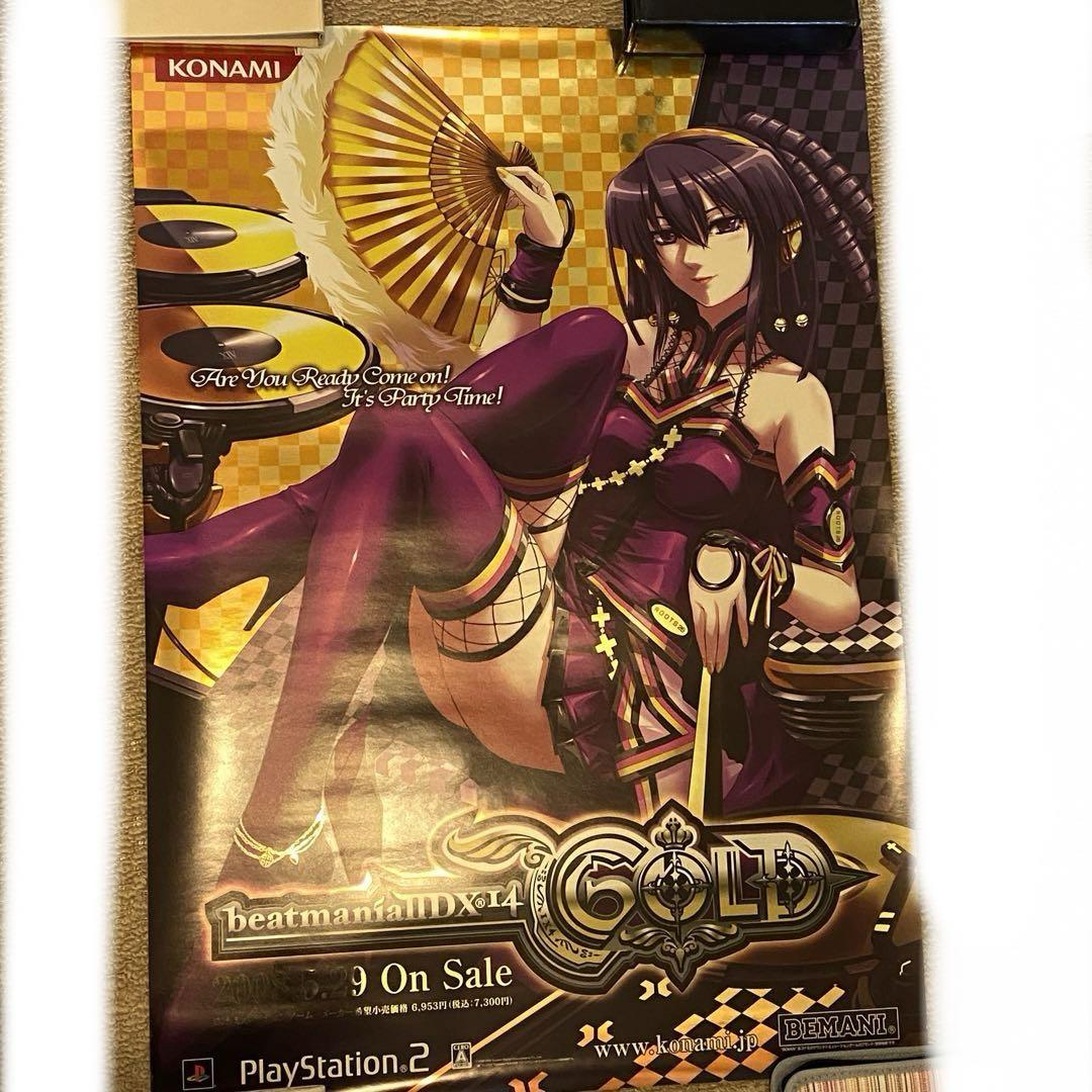 beatmania IIDX 14 GOLD ポスター ポスター(アニメ) B2販促ポスター 「PS2ソフト beatmaniaIIDX 14