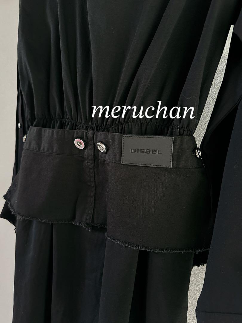 DIESEL【定価14万超★】刺繍 シャツワンピース デニム 長袖 画像5
