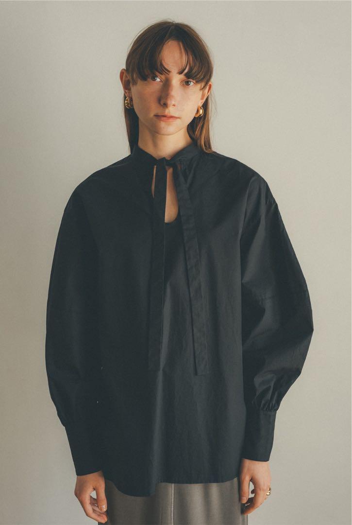 セール】W FACE BOWTIE SHIRT(504146433) | クラネ(CLANE) - d