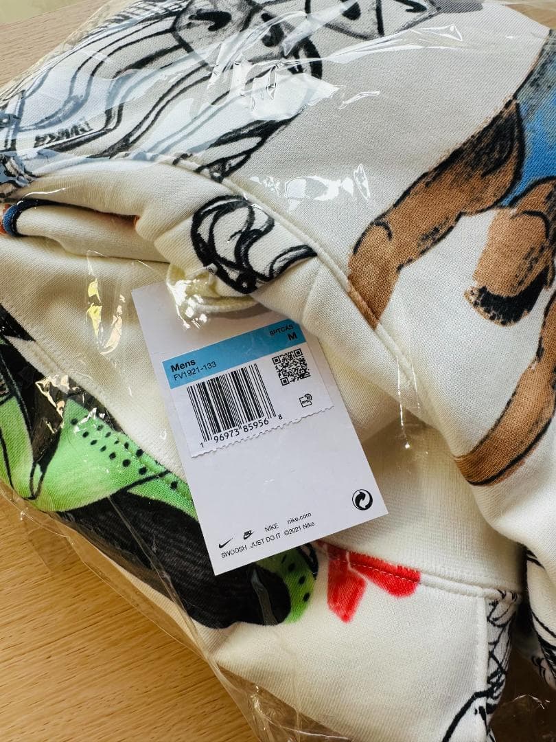 NIKE グラフィックプリント フード付きパーカー