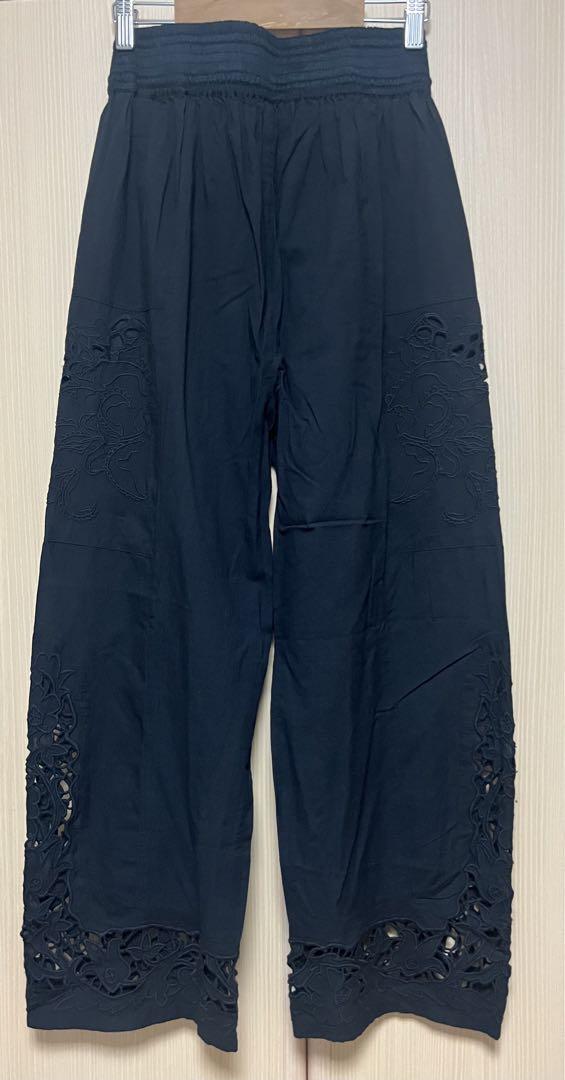 パンツ anuke  Cutwork Lace Pants  36