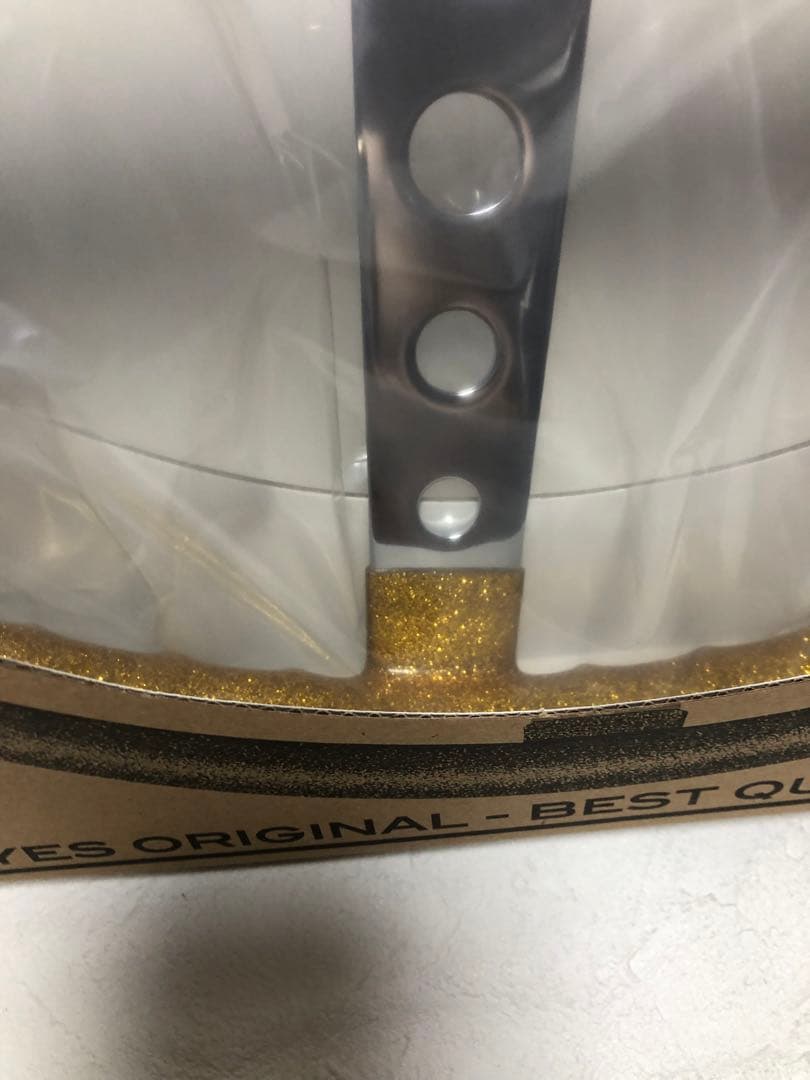 ムーンアイズ　Metal Flake ステアリング　ゴールド　３８ｃｍ