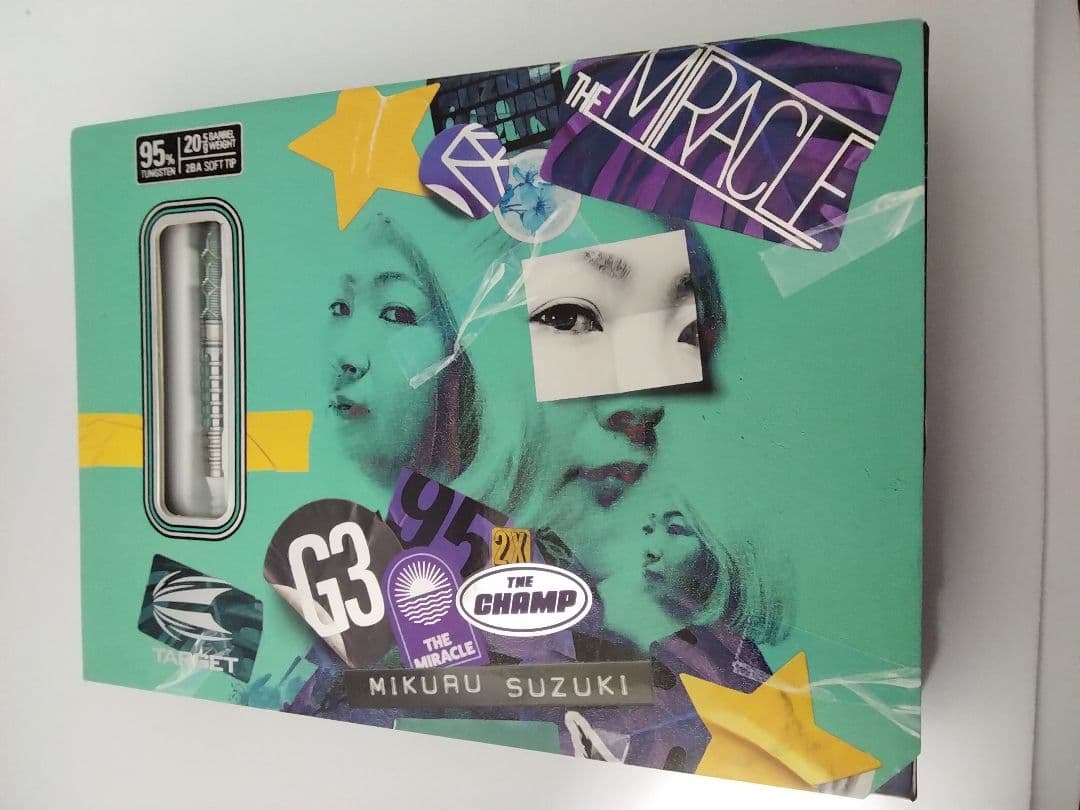 New!鈴木未来!ザミラクル!ジェネレーション3!極美品!新品同品ダーツセット New!鈴木未来!ザミラクル!ジェネレーション3!極美品!新品同品ダーツセット