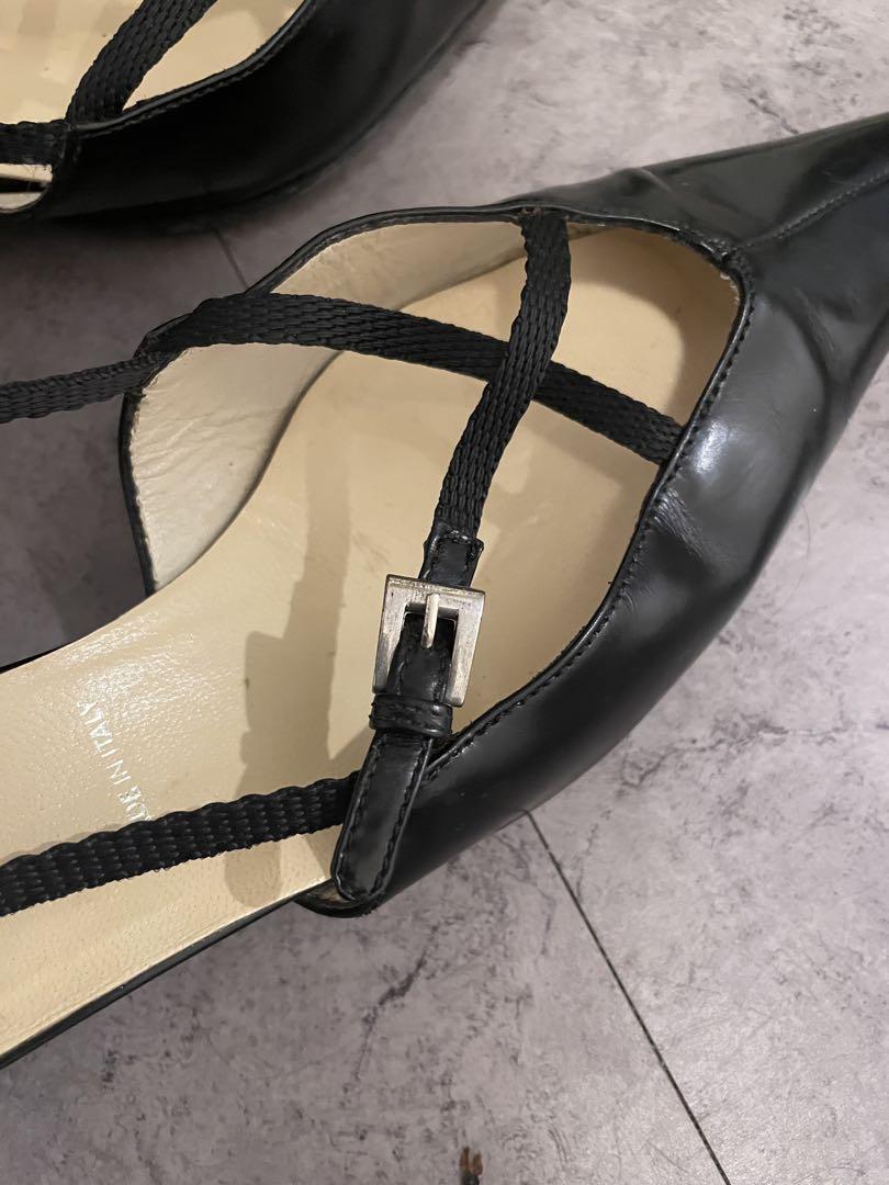 新 発売Fashion - PRADA ブラック ポインテッドトゥパンプス