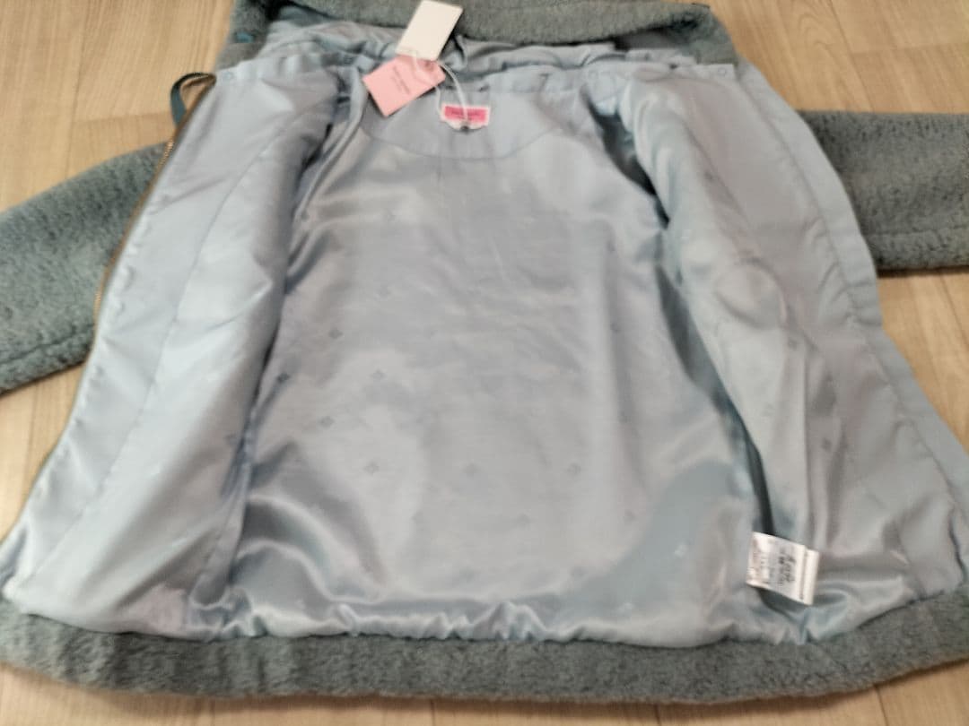 青ボアジャンパー140 青ボアジャンパー140