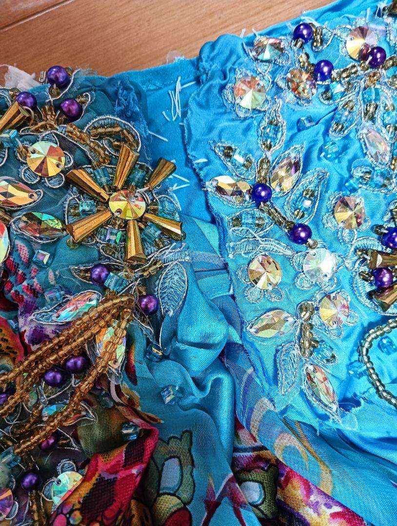 ベリーダンス♡海 マーメイド風オリエンタル 衣装 レッスン着 セット ベリーダンス♡海 マーメイド風オリエンタル 衣装 レッスン着