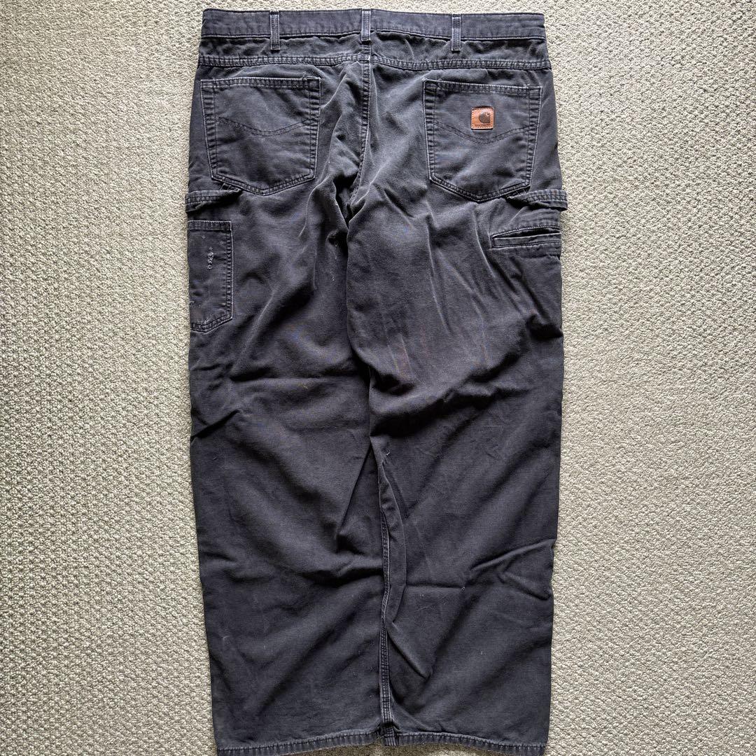パンツ 00s w40 carhartt painter pants BLACK