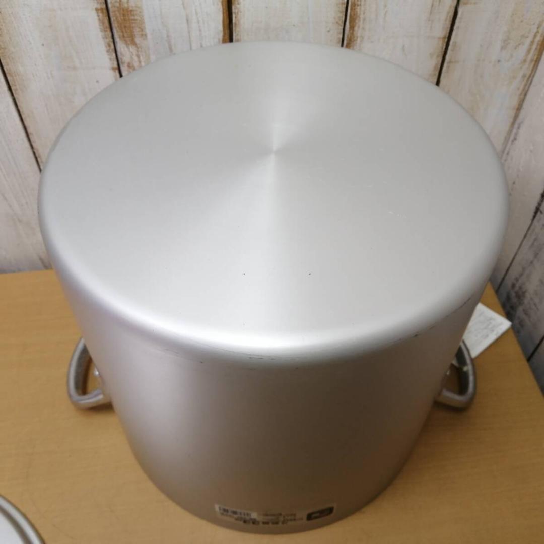 未使用】 プロスタッフ 寸胴鍋 33cm ND-701 アルミ製 両手鍋