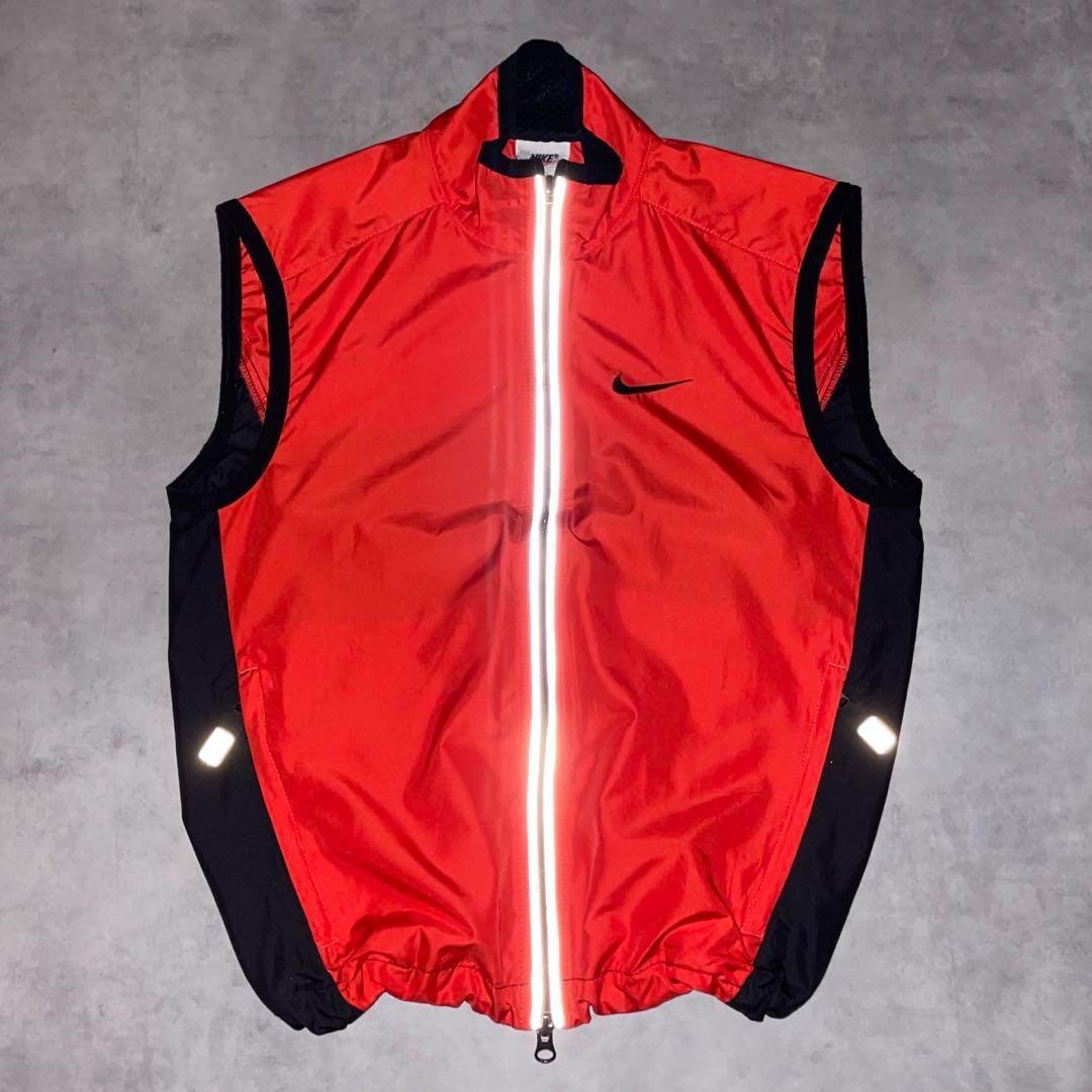 90’s NIKE reflector nylon teck vest Y2K