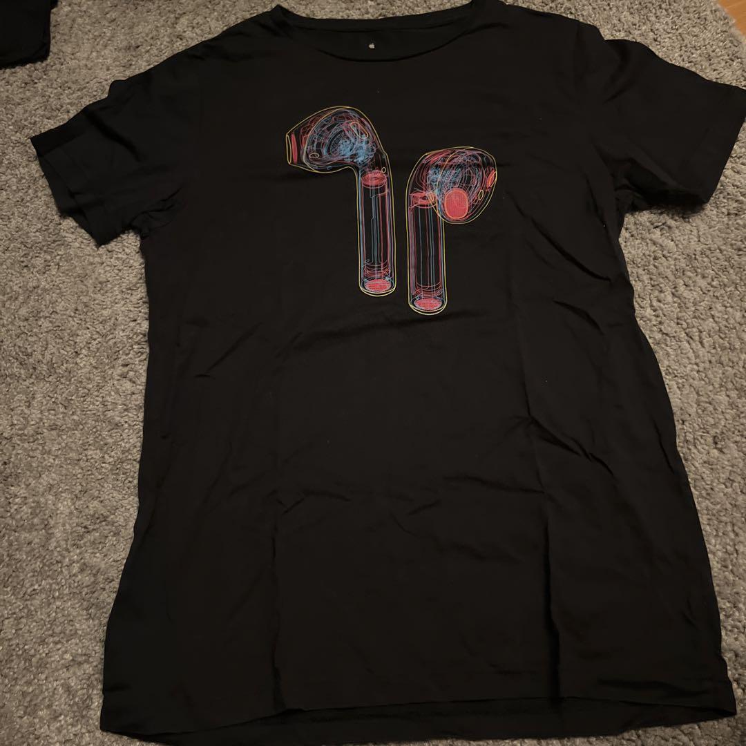 Apple 公式 tシャツ 非売品 グッズ ヴィンテージ AirPods pro