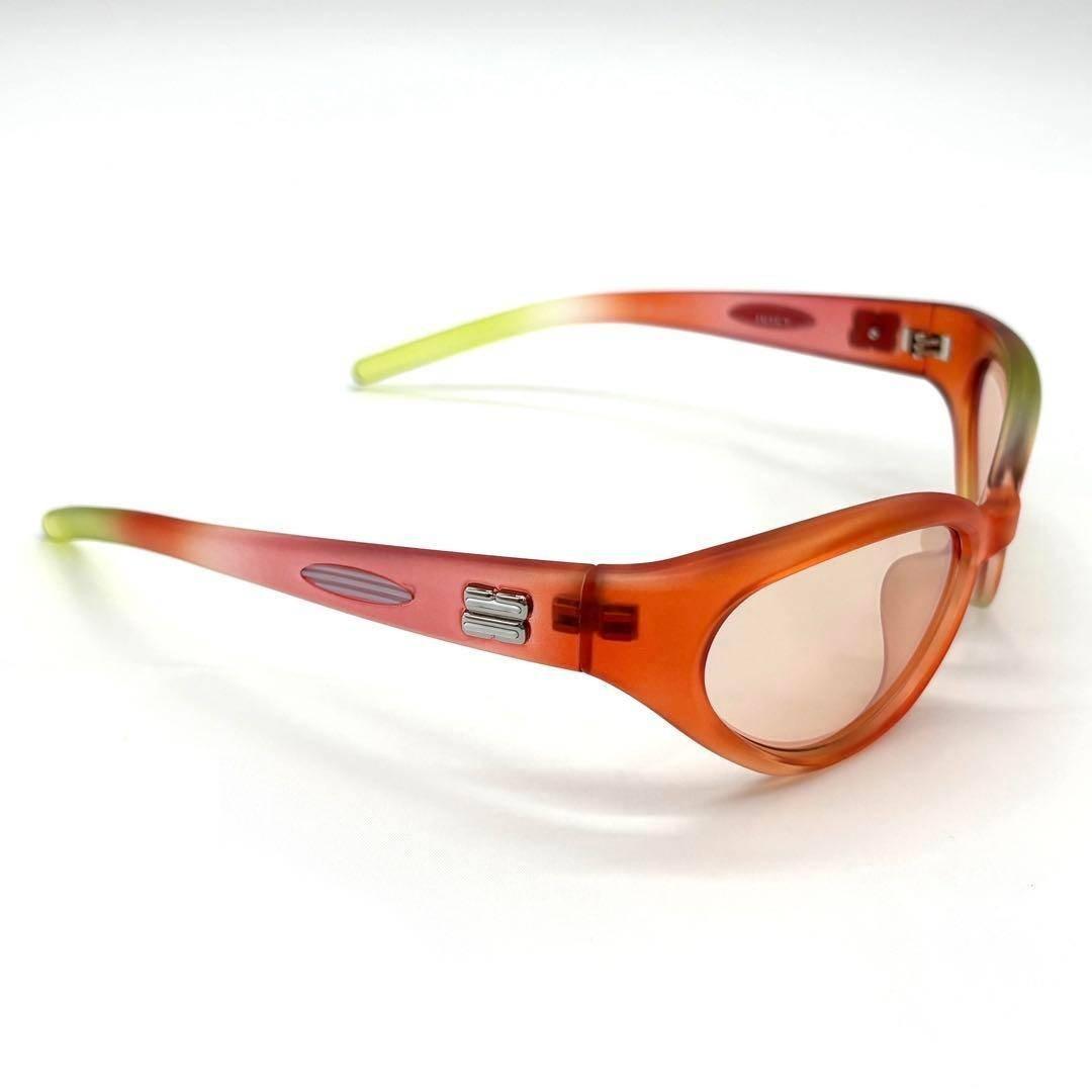 ジェントルモンスター JUICY サングラス キャットアイ オレンジ×イエロー ジェントルモンスター JUICY サングラス キャットアイ オレンジ×イエロー