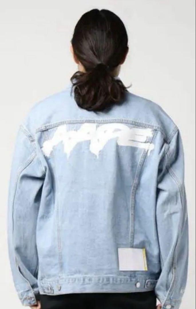 【極美品】　AAPEデニムジャケット