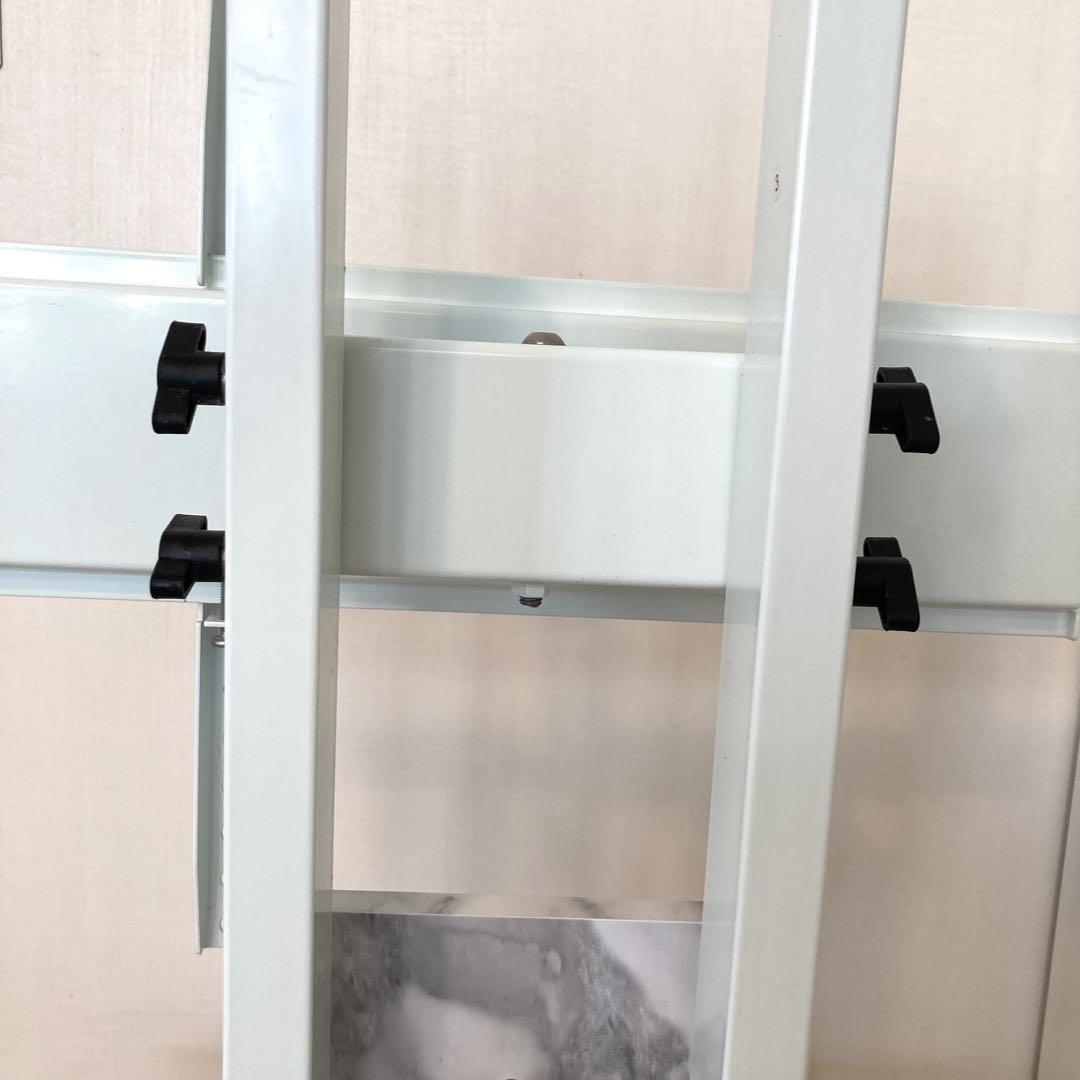 【美品】タンスのゲン TVスタンド 大理石調 ホワイト ロータイプ 〜50インチ