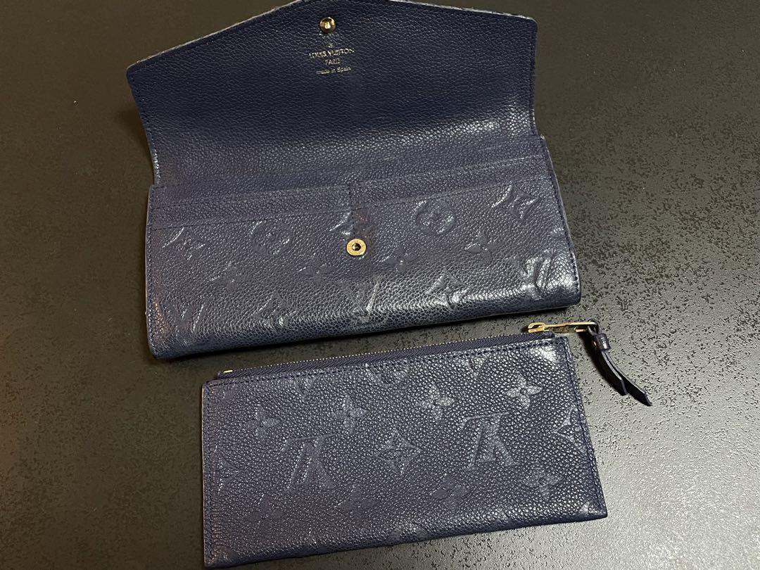 Louis Vuitton ネイビー 長財布　男女兼用　レア　希少