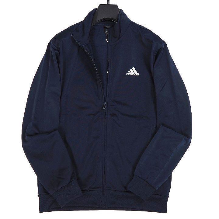 新品 アディダス 上下セット ジャージ ジャケット パンツ 紺 2XL
