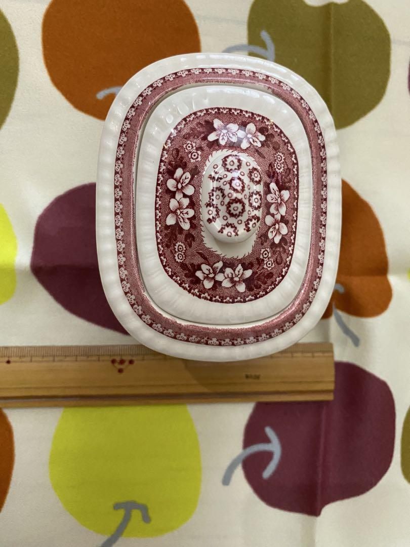spode pink tower スポード　ピンクタワー　シュガーポット