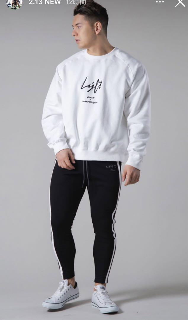 新作ウエア LYFTトレーナー白Mサイズ美品 トップス
