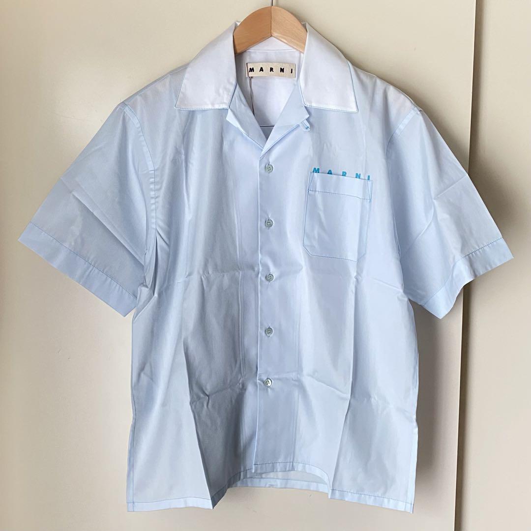 美品⭕️【MARNI】マルニ ボーリングシャツ オープンカラーシャツ サイズ46 未着用⭕️MARNI マルニ ボーリングシャツ オープンカラーシャツ