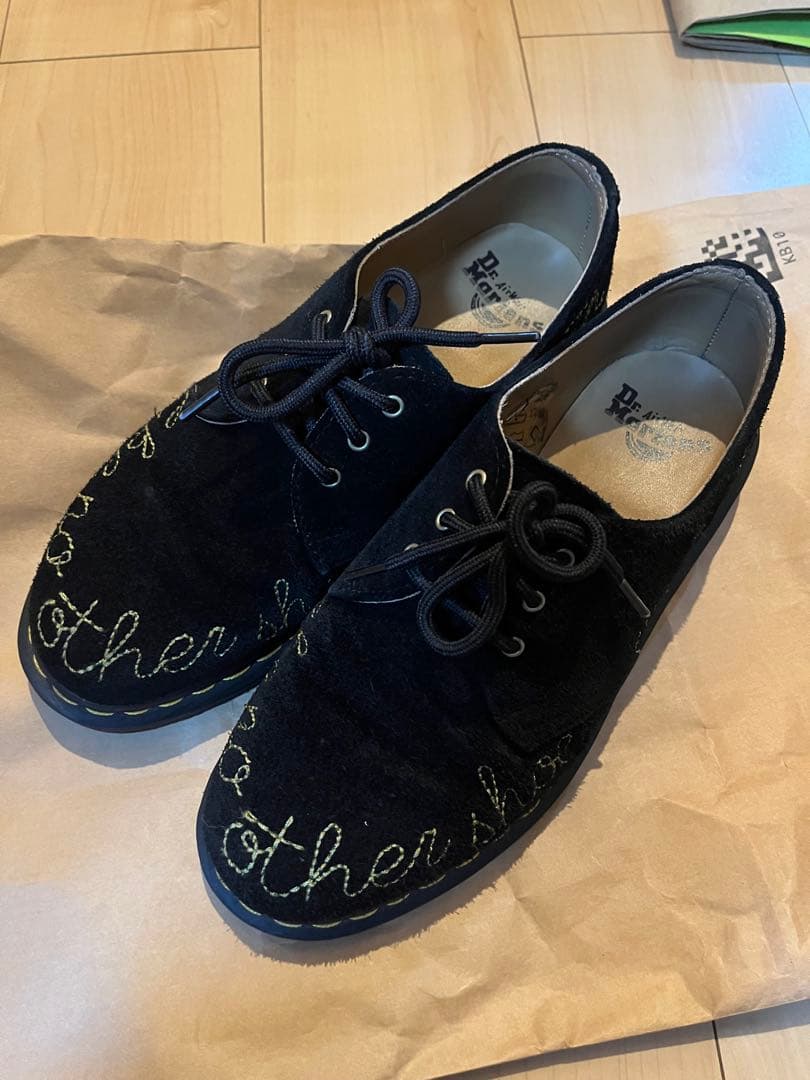 Dr. Martens 黒 スエード レースアップシューズ26cm Dr.Martens