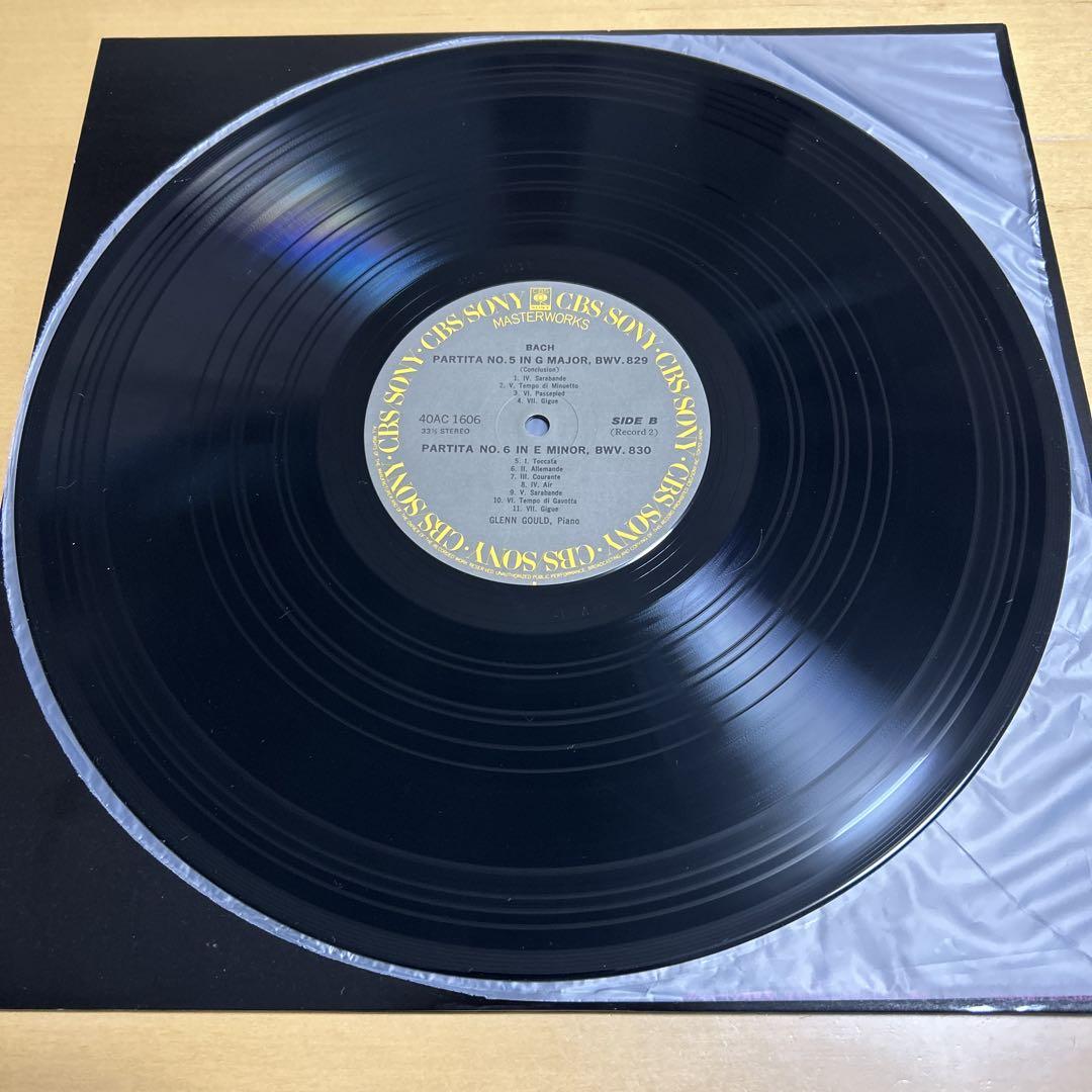 グレン・グールド　LPレコード　２枚組 廃盤LPレコード2枚組 グレン・グールド バッハ パルティータ全曲
