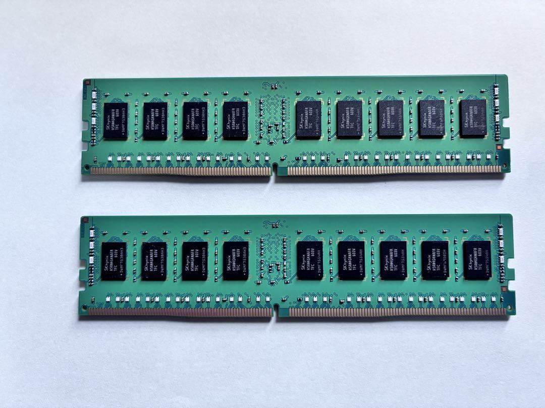 2025年のクリスマス 計16GB 8GB×2枚 DDR4 PC4-2133P Hynix SK ① メルカリ - ノート・メモ帳