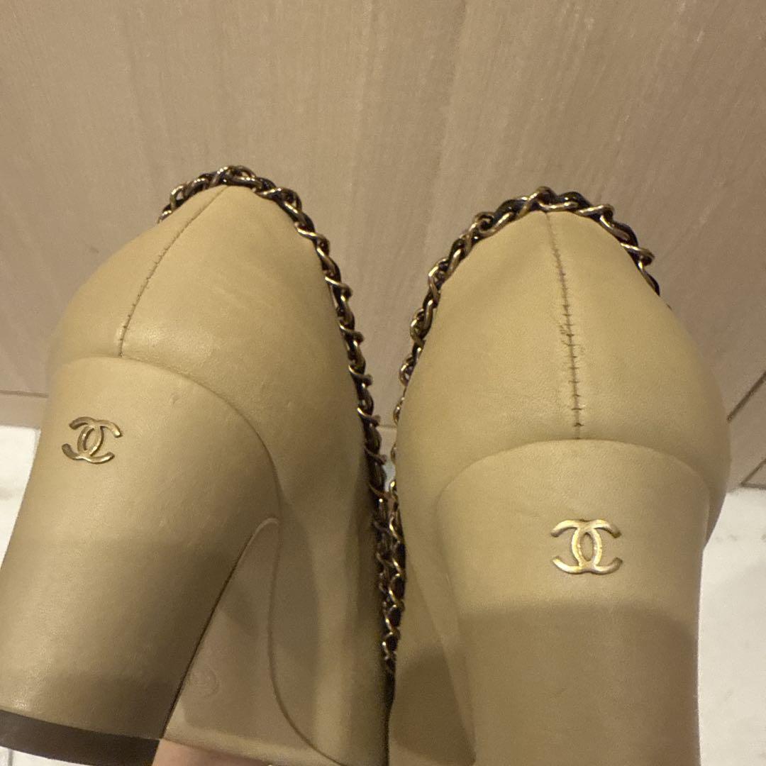 【美品】CHANELシャネル　パンプス　37.5