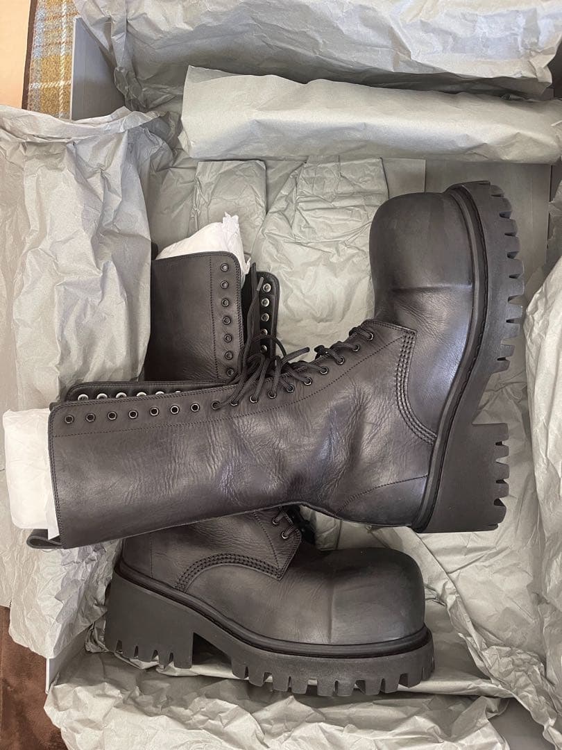 バレンシアガ balenciaga stomper boots ロング 4328.5cm BALENCIAGA